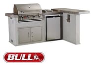 Prestige Pools & Spas - Bull B200 Angus Grill Head Outdoor Kitchen - Stainless Steel 5-Burner