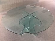 Barron Mirror Glass & Door - Heavy Glass Scalloped Table