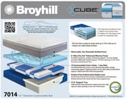 Bedroom Store - King Broyhill 14 inch Cube Customizable Memory Foam Matress