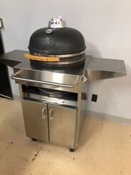 Fireplace & Grill Center - Profire Kamado Bravo Combo with Stainless Steel Cart