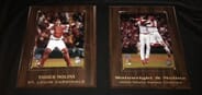 Chesterfield Baseball Cards - 8 Cardinals Plaques